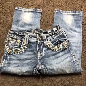 Miss Me Cuffed Capri